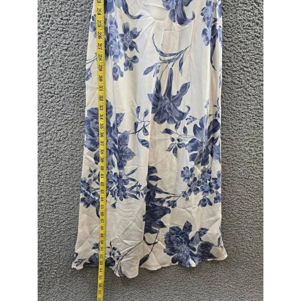 GUESS Akilina Sleeveless Cowlneck Dress Women XS Dreaming Lillies Print Pullover